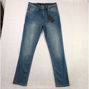 Steve's Jeans Men's 32x32 Medium Wash Rufus Blue Straight Fit Stretch Denim NEW